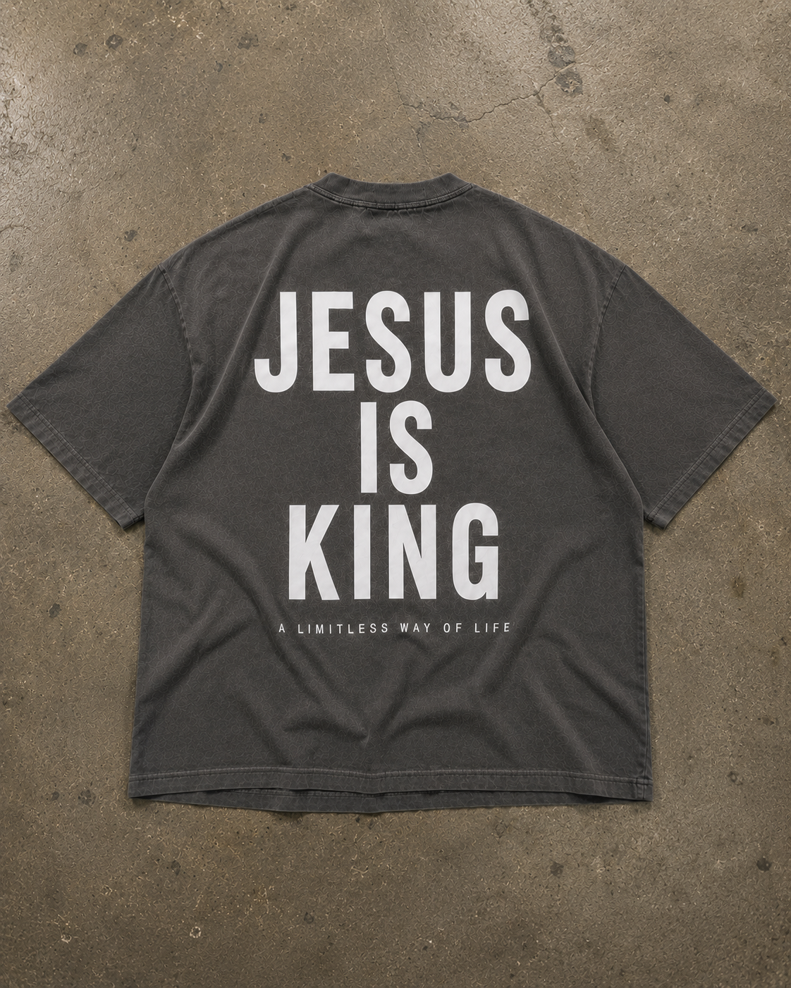 JESUS IS KING heavyweight tee