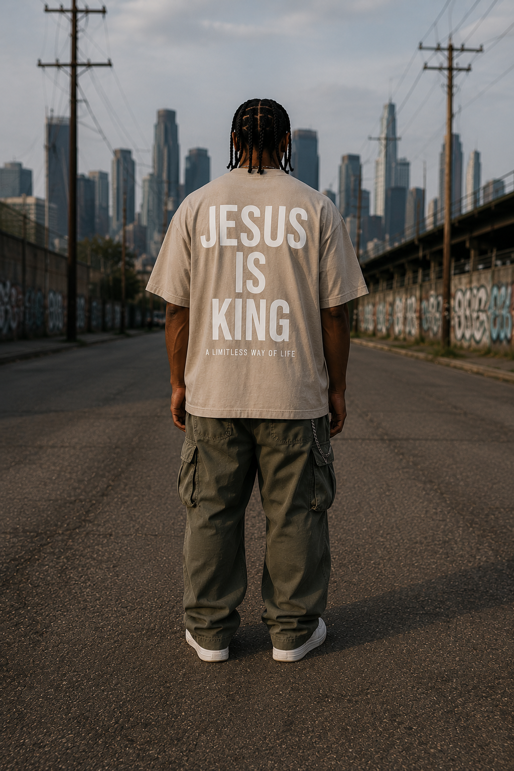 JESUS IS KING heavyweight tee