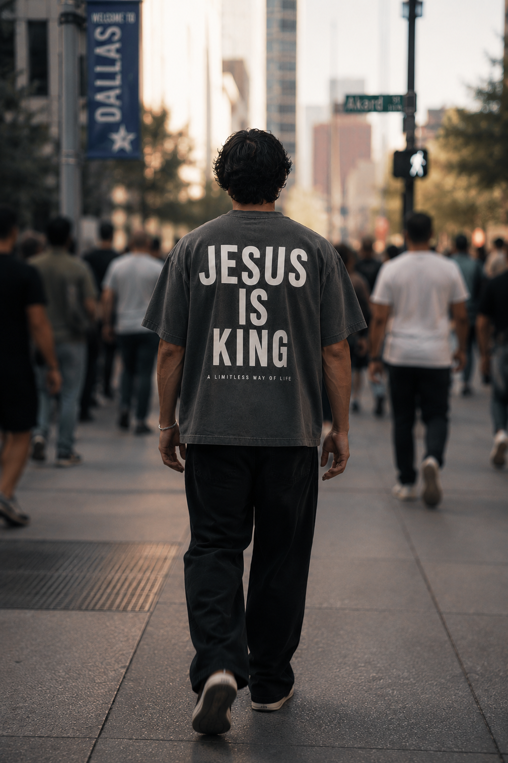 JESUS IS KING heavyweight tee